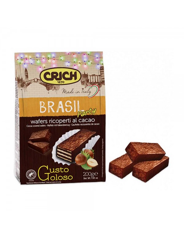 Crich - Γκοφρέτες 200γρ Brasil Party, 800 τεμάχια (παλέτα)
