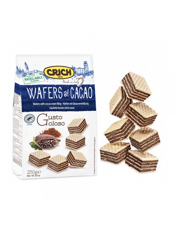 Crich - Γκοφρέτες 250γρ Κακάο, 800 τεμάχια (παλέτα)