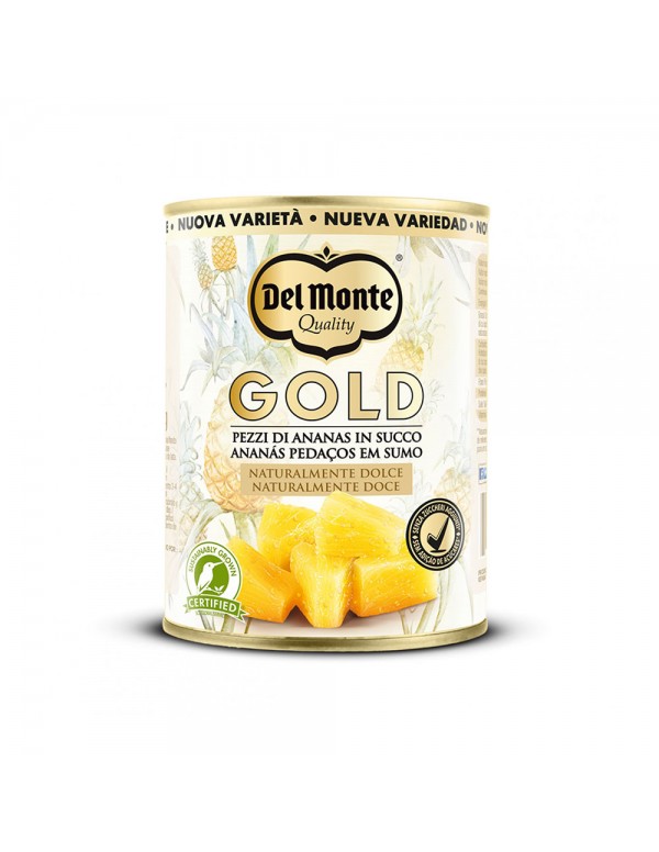 Del Monte - Gold 565γρ Κομπόστα Ανανάς Κύβοι σε Φυσικό Χυμό, 972τμχ (παλέτα)