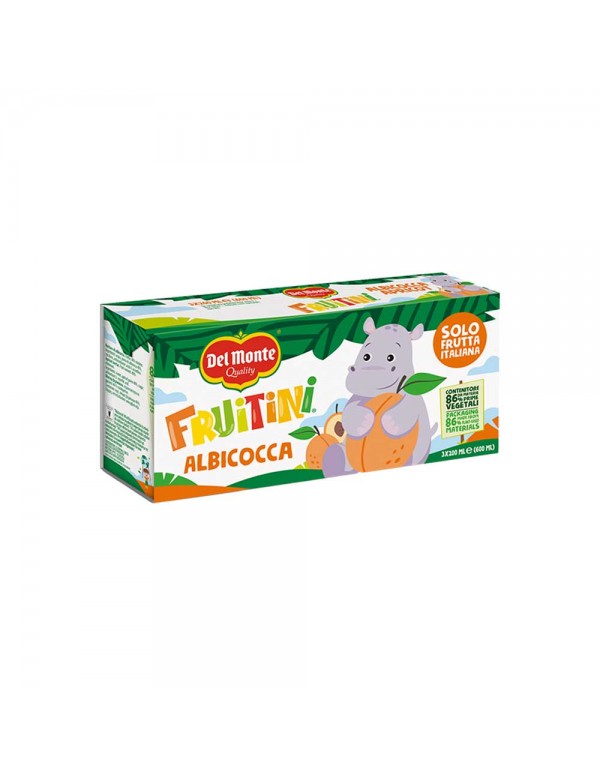 Del Monte - Χυμός Brik 3 x 200ml Βερίκοκο, 1248 τεμάχια (παλέτα)