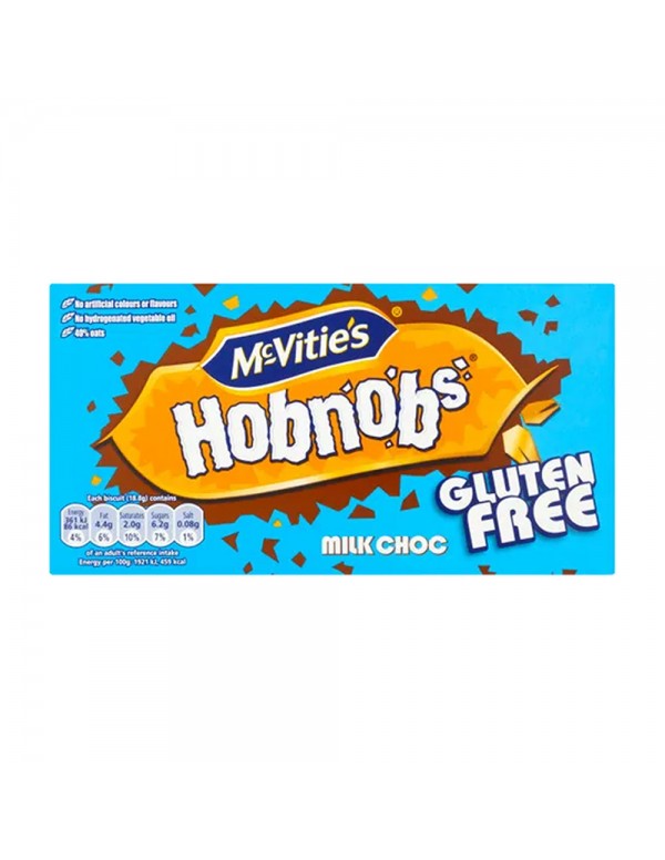 McVitie's - Hobnobs Μπισκότα Βρώμης 150gr Με Σοκολάτα Γάλακτος χωρίς γλουτένη, 720τμχ (παλέτα)