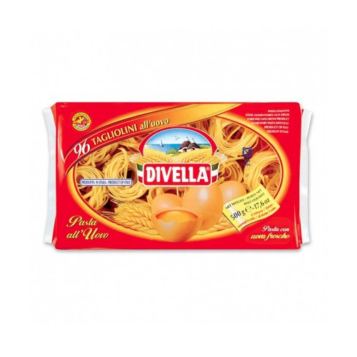 Divella - Nidi Eggs N°096 Tagliolini 500gr, 432τμχ (παλέτα)