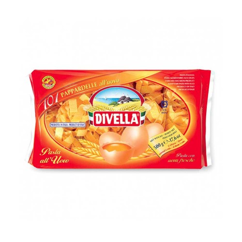 Divella - Nidi Eggs N°101 Pappardelle 500gr, 432 τμχ (παλέτα)