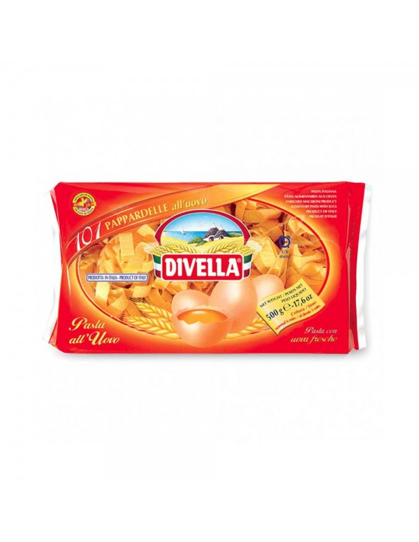 Divella - Nidi Eggs N°101 Pappardelle 500gr, 432 τμχ (παλέτα)