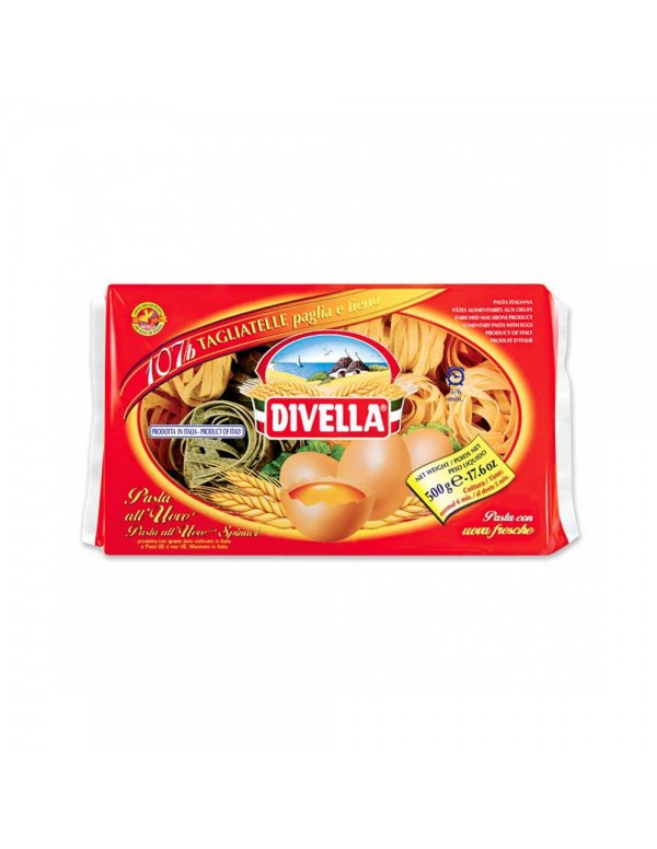 Divella - Nidi Eggs N°107/B Tagliatelle P/F 500gr, 432 τμχ (παλέτα)