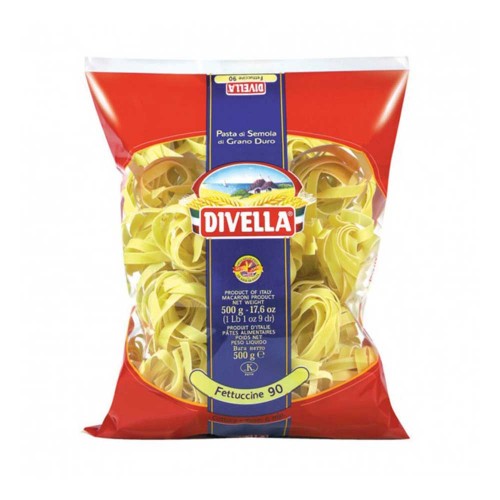 Divella - Nidi Semolina N°090 Fettuccine 500gr, 576τμχ (παλέτα)