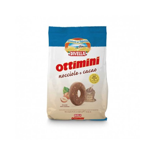 Divella - Ottimini 350γρ Φουντούκι και Κακάο, 864 τεμάχια (παλέτα)