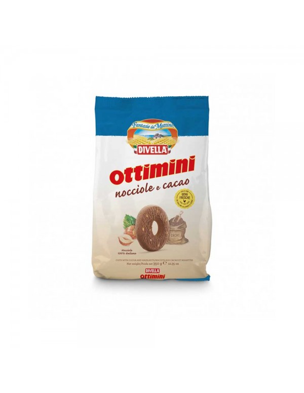 Divella - Ottimini 350γρ Φουντούκι και Κακάο, 864 τεμάχια (παλέτα)