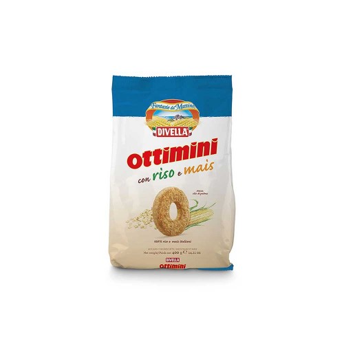 Divella - Ottimini 400gr Ρύζι Καλαμπόκι, 432τμχ (παλέτα)