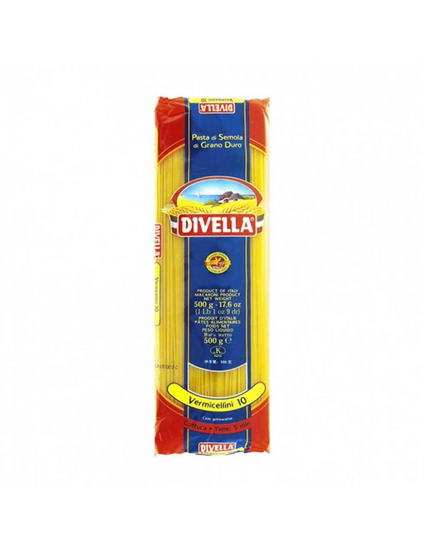 Divella - Pasta N°010 Vermicellini 500gr, 2592τμχ (παλέτα)