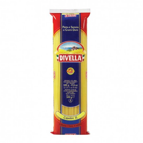 Divella - Pasta N°011 Capellini 500gr, 2592τμχ (παλέτα)