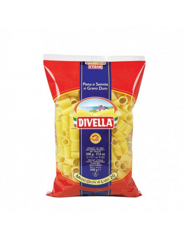Divella - Pasta N°020 Mezzi Occhi di Lupo 500gr, 1008τμχ (παλέτα)