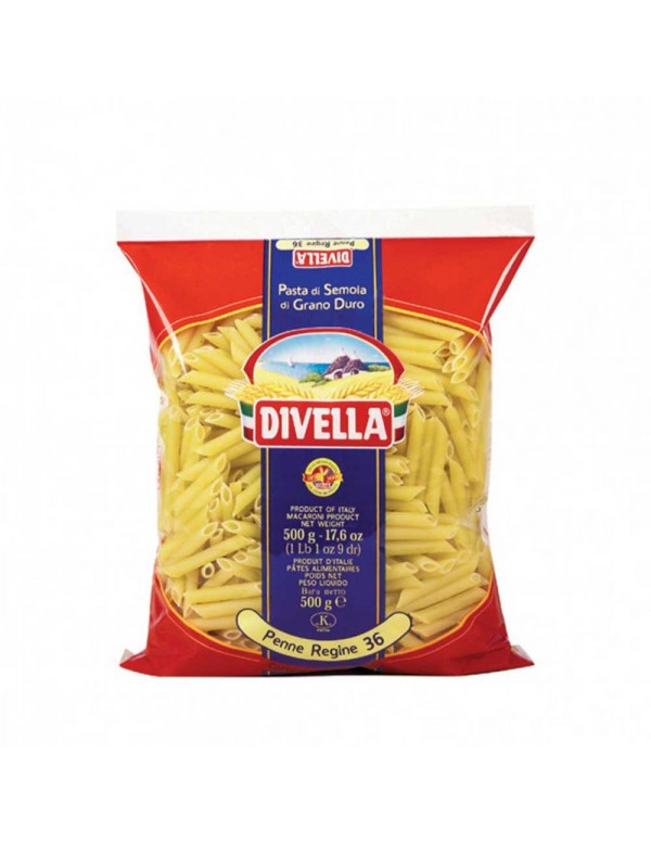 Divella - Ζυμαρικά N°036 Penne Regine 500gr, 1344 τμχ (παλέτα)