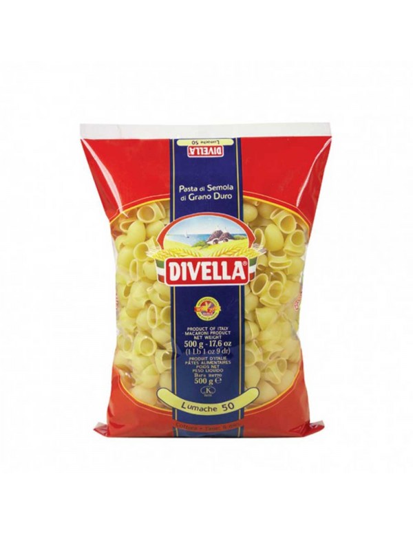 Divella - Pasta N°050 Lumache 500gr, 864τμχ (παλέτα)