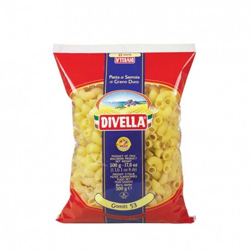 Divella - Pasta N°053 Gomiti 500gr, 1344τμχ (παλέτα)