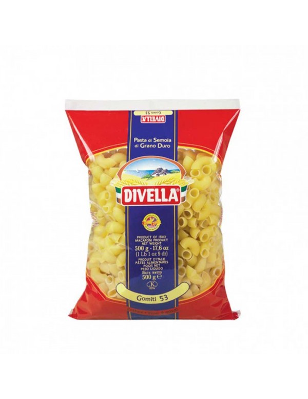 Divella - Pasta N°053 Gomiti 500gr, 1344τμχ (παλέτα)