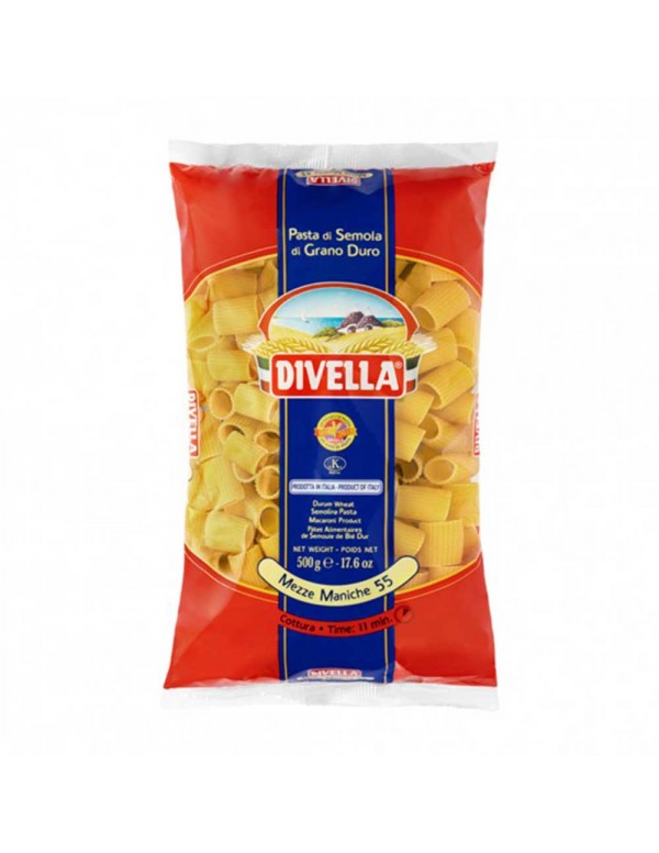 Divella - Pasta N°055 Mezze Maniche 500gr, 864τμχ (παλέτα)