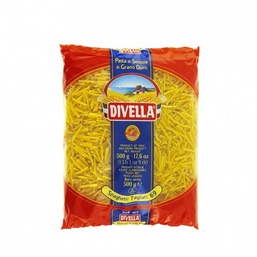 Divella - Pasta N°069 Spaghetti Tagliati 500gr, 1344τμχ (παλέτα)