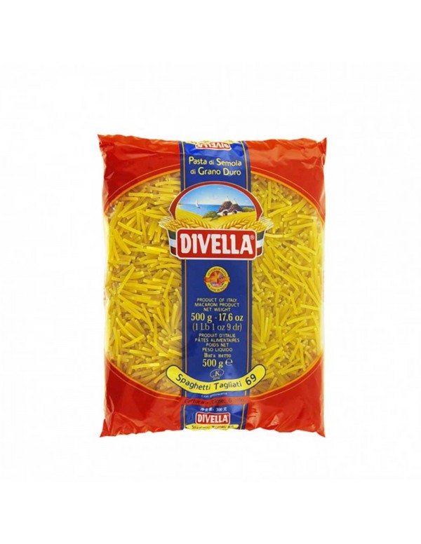Divella - Pasta N°069 Spaghetti Tagliati 500gr, 1344τμχ (παλέτα)