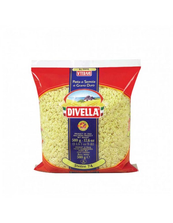 Divella - Ζυμαρικά N°074 Stelline 500gr, 2304 τμχ (παλέτα)