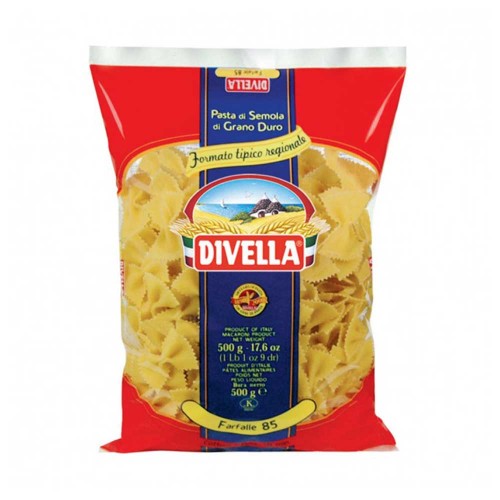 Divella - Pasta Tip. Καν. N°085 Farfalle 500gr, 864τμχ (παλέτα)