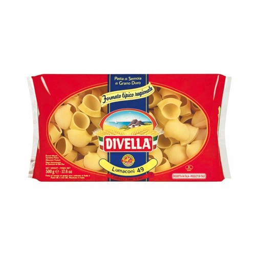 Divella - Specialità N°049 Δίσκος 500gr Lumaconi, 432 τεμ (παλέτα)