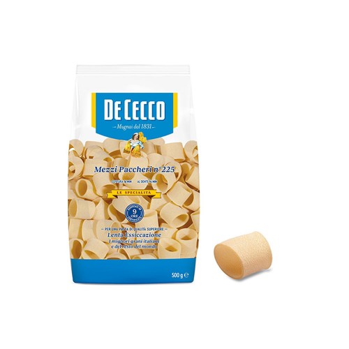 De Cecco - "Le Specialità" 500gr N°225 Mezzi Paccheri, 192 τμχ (παλέτα)