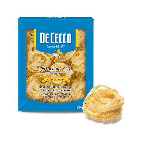 De Cecco - "Le Specialità" N°233 Fettuccine 500gr, 168τμχ (παλέτα)