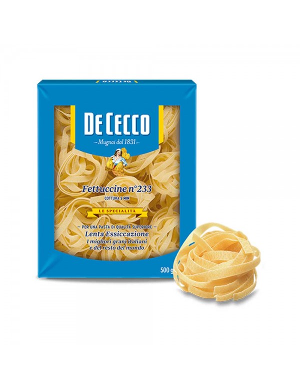 De Cecco - "Le Specialità" N°233 Fettuccine 500gr, 168τμχ (παλέτα)