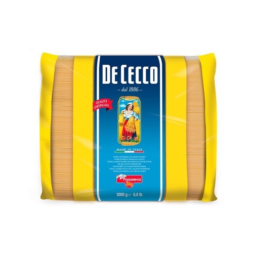 De Cecco - Ζυμαρικά 3Kg N°007 Linguine, 240τμχ (παλέτα)