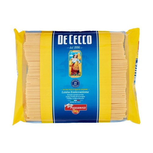 De Cecco - Ζυμαρικά 3Kg N°012 Σπαγγέτι, 240τμχ (παλέτα)