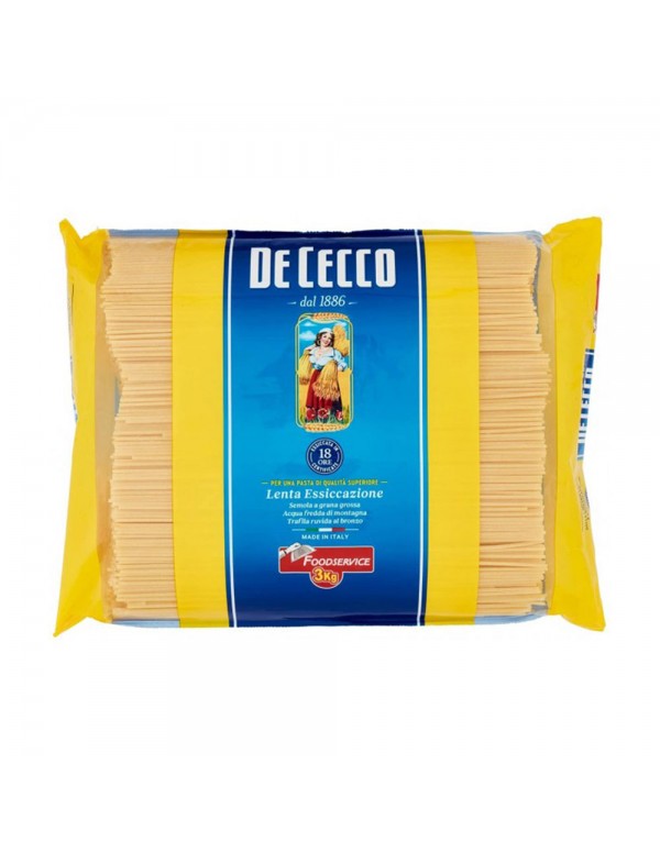 De Cecco - Ζυμαρικά 3Kg N°012 Σπαγγέτι, 240τμχ (παλέτα)