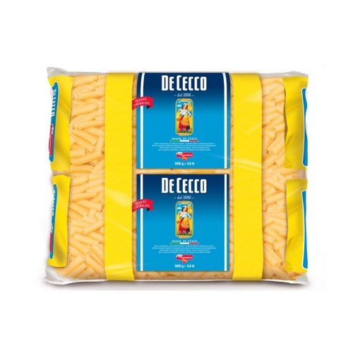 De Cecco - Ζυμαρικά 3Kg N°023 Tortiglioni, 48τμχ (παλέτα)