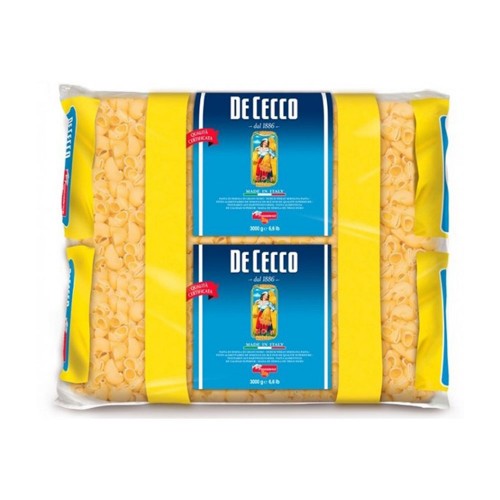 De Cecco - Ζυμαρικά 3Kg N°049 Pipe Rigate, 48τμχ (παλέτα)