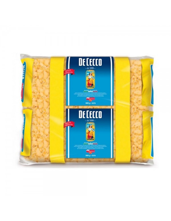 De Cecco - Ζυμαρικά 3Kg N°049 Pipe Rigate, 48τμχ (παλέτα)
