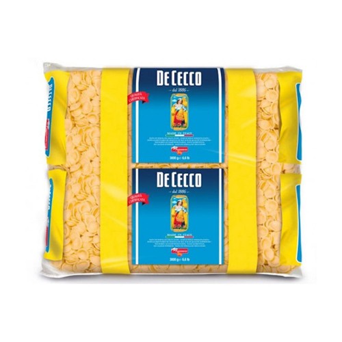 De Cecco - Ζυμαρικά 3Kg N°091 Orecchiette, 48τμχ (παλέτα)