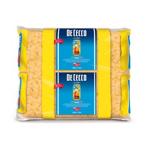 De Cecco - Ζυμαρικά 3Kg N°093 Farfalle, 48τμχ (παλέτα)