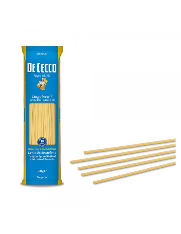 De Cecco - Ζυμαρικά N°007 Linguine 500gr, 1632 τμχ (παλέτα)