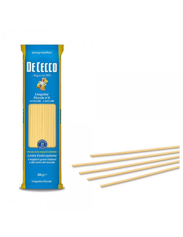 De Cecco - Pasta N°008 Linguine Piccole 500gr, 1632τμχ (παλέτα)