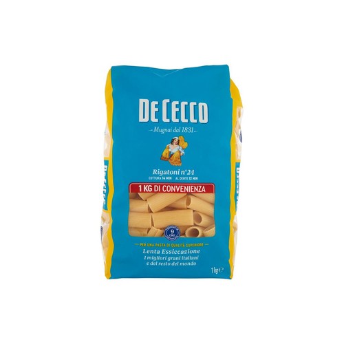 De Cecco Pasta N°024 Rigatoni 1Kg, 384τμχ (παλέτα)