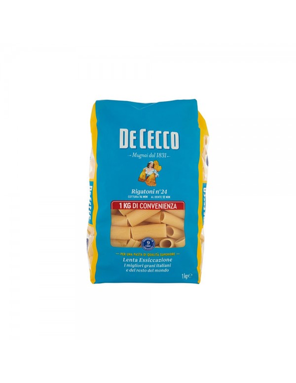 De Cecco Pasta N°024 Rigatoni 1Kg, 384τμχ (παλέτα)