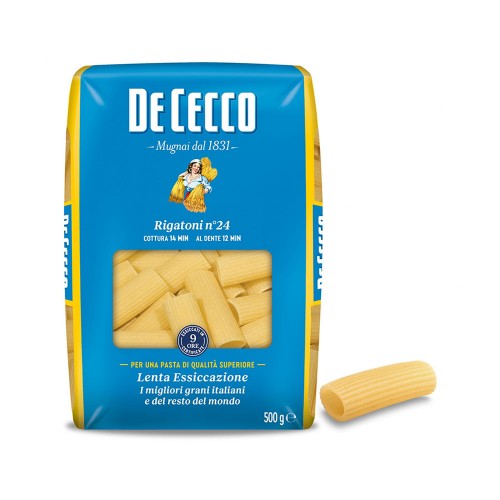 De Cecco - Pasta N°024 Rigatoni 500gr, 432τμχ (παλέτα)