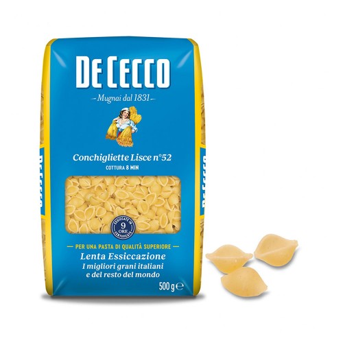 De Cecco - Pasta N°052 Conchigliette Lisce 500gr, 432τμχ (παλέτα)