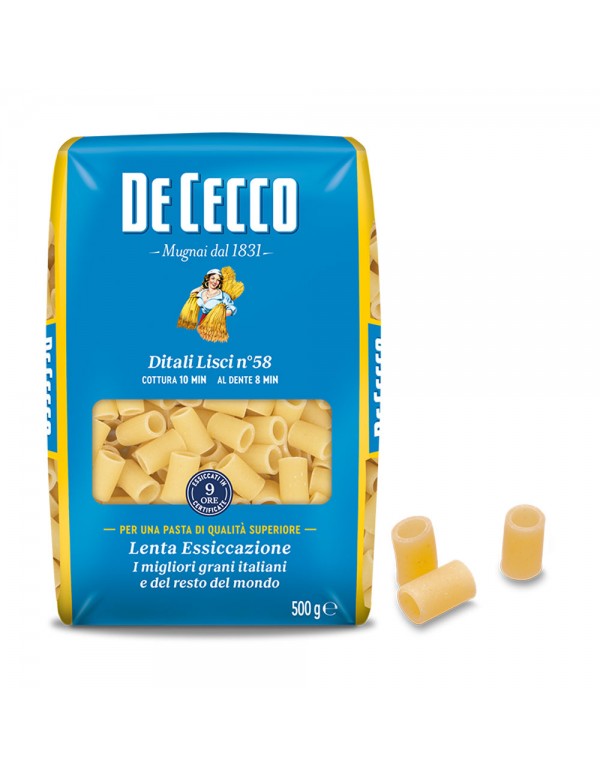 De Cecco - Pasta N°058 Ditali Lisci 500gr, 672τμχ (παλέτα)
