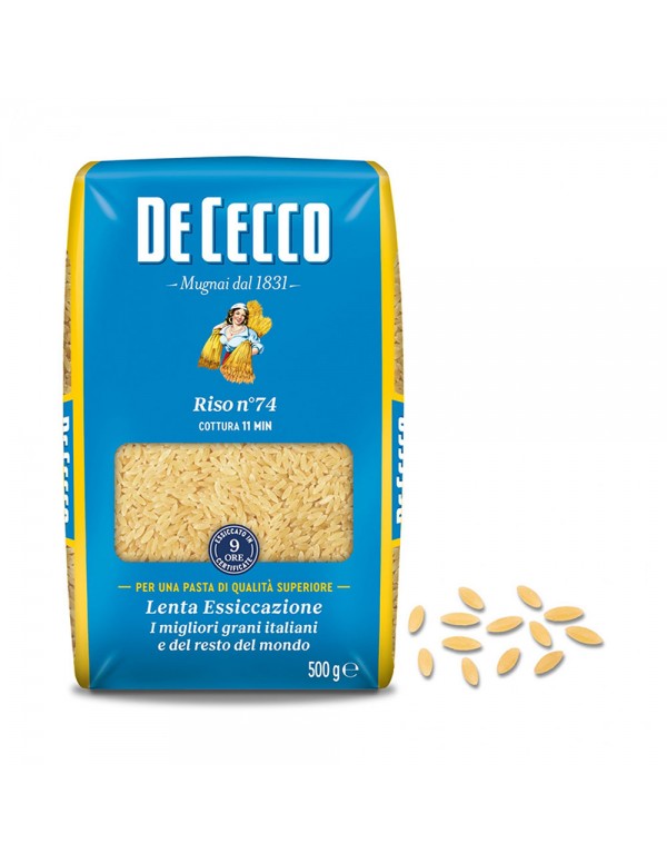 De Cecco - Ζυμαρικά N°074 Riso 500gr, 672τμχ (παλέτα)
