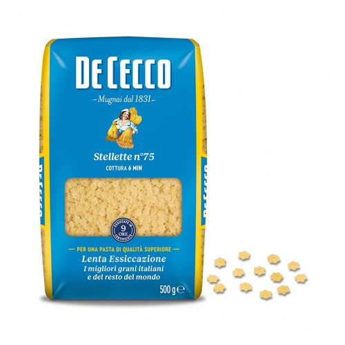 De Cecco - Pasta N°075 Stellette 500gr, 672τμχ (παλέτα)