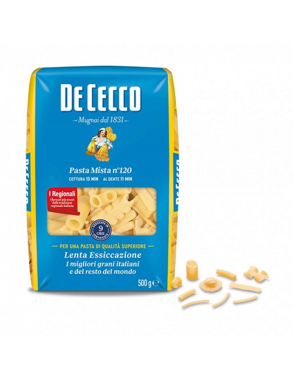 De Cecco - Ζυμαρικά N°120 Pasta Mista 500gr, 504τμχ (παλέτα)