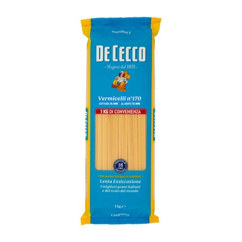 De Cecco - Ζυμαρικά N°170 Φιδές 1Kg, 816 τμχ (παλέτα)