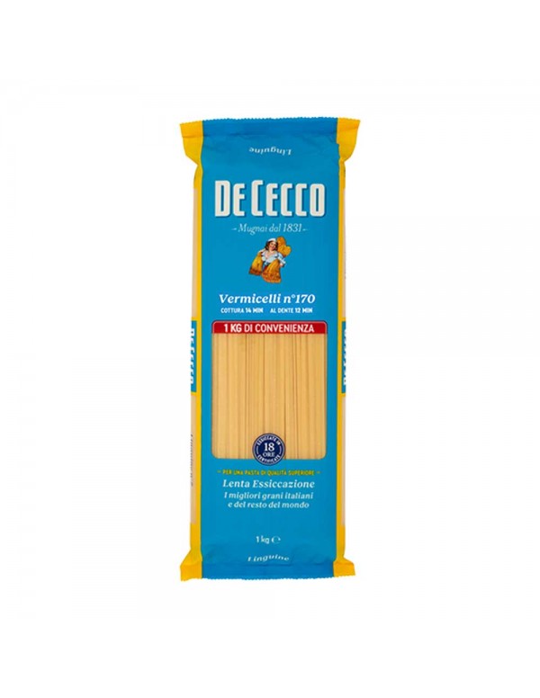 De Cecco - Ζυμαρικά N°170 Φιδές 1Kg, 816 τμχ (παλέτα)