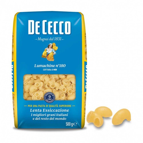 De Cecco - Pasta N°180 Lumachine 500gr, 672τμχ (παλέτα)